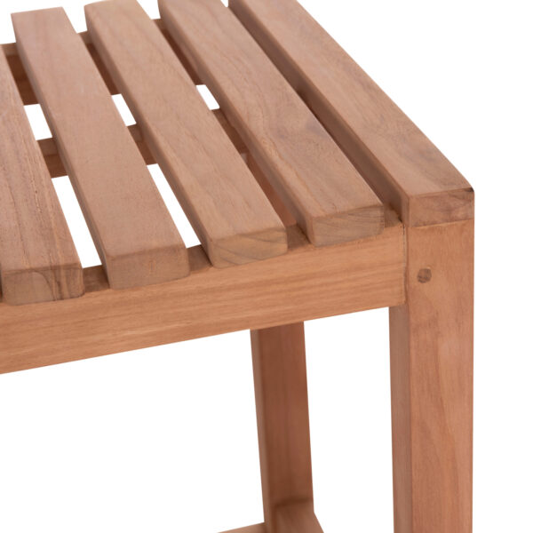 ΣΚΑΜΠΟ ΜΠΑΡ NIKOL HM18109 ΞΥΛΟ ΤΕΑΚ ΣΕ ΦΥΣΙΚΟ 40x40x77Υεκ. (x1) - Image 8