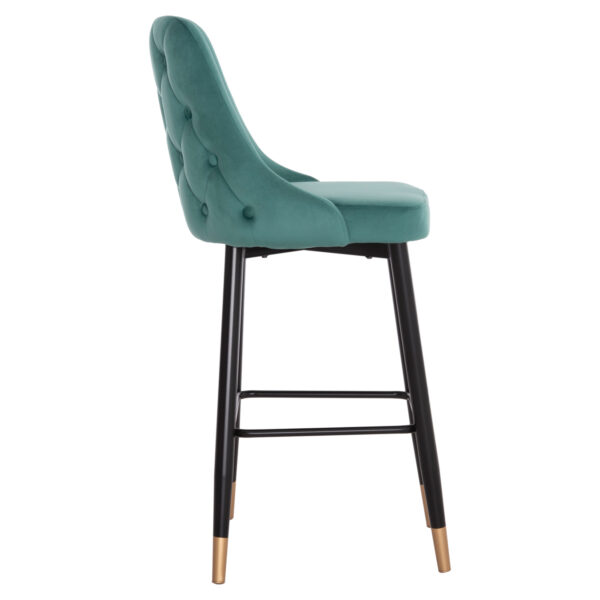 ΣΚΑΜΠΟ ΜΠΑΡ SERENITY HM8519.03 ΒΕΛΟΥΔΟ ΚΥΠΑΡΙΣΣΙ ΜΕ ΜΕΤΑΛΛΙΚΟ ΣΚΕΛΕΤΟ 51Χ57Χ110Υ εκ. (x2) - Image 7