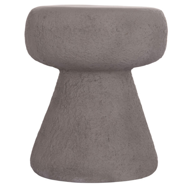 ΣΚΑΜΠΟ ΣΤΡΟΓΓΥΛΟ INTERON HM18171.03 FIBER CEMENT ΣΕ ΓΚΡΙ--Φ34x39Υεκ. (x1) - Image 3