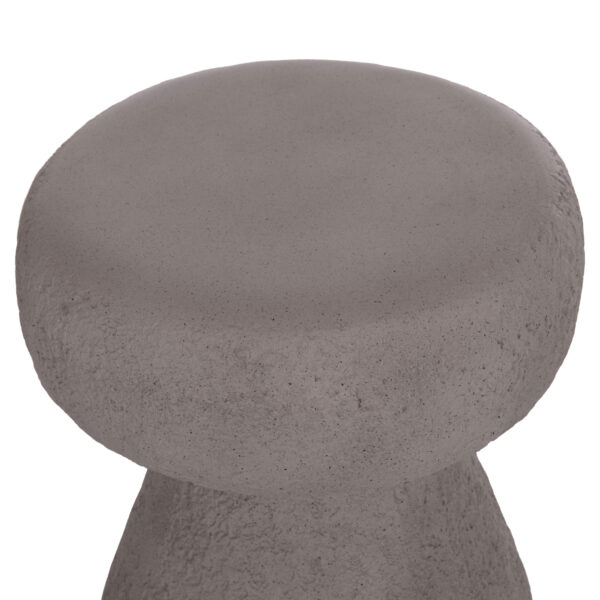 ΣΚΑΜΠΟ ΣΤΡΟΓΓΥΛΟ INTERON HM18171.03 FIBER CEMENT ΣΕ ΓΚΡΙ--Φ34x39Υεκ. (x1) - Image 4