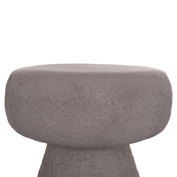 ΣΚΑΜΠΟ ΣΤΡΟΓΓΥΛΟ INTERON HM18171.03 FIBER CEMENT ΣΕ ΓΚΡΙ--Φ34x39Υεκ. (x1) - Image 5