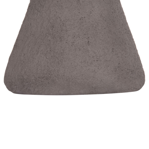 ΣΚΑΜΠΟ ΣΤΡΟΓΓΥΛΟ INTERON HM18171.03 FIBER CEMENT ΣΕ ΓΚΡΙ--Φ34x39Υεκ. (x1) - Image 8