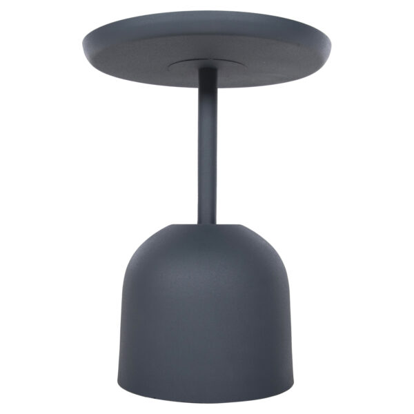 ΤΡΑΠΕΖΙ ΒΟΗΘΗΤΙΚΟ ΣΤΡΟΓΓΥΛΟ DELBEL HM4261.05 ΜΕΤΑΛΛΟ ΜΠΛΕ ΣΚΟΥΡΟ Φ39,5x53,5Υ εκ. (x1) - Image 4