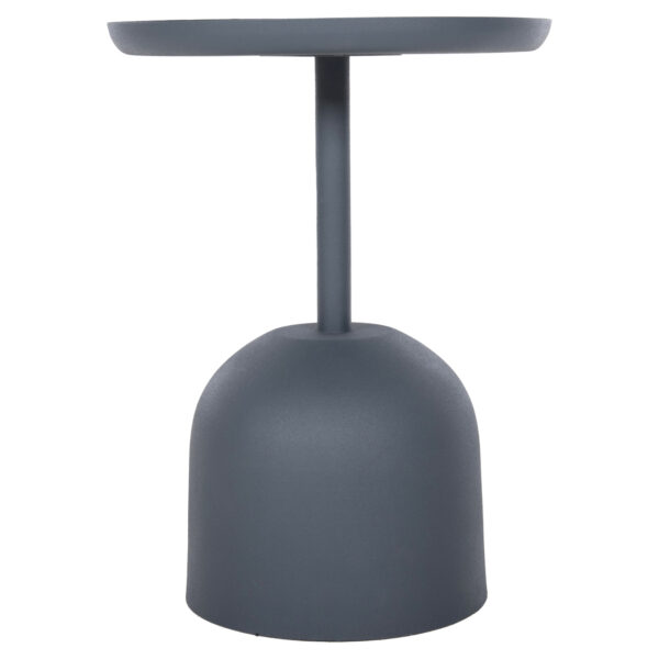 ΤΡΑΠΕΖΙ ΒΟΗΘΗΤΙΚΟ ΣΤΡΟΓΓΥΛΟ DELBEL HM4261.05 ΜΕΤΑΛΛΟ ΜΠΛΕ ΣΚΟΥΡΟ Φ39,5x53,5Υ εκ. (x1) - Image 5