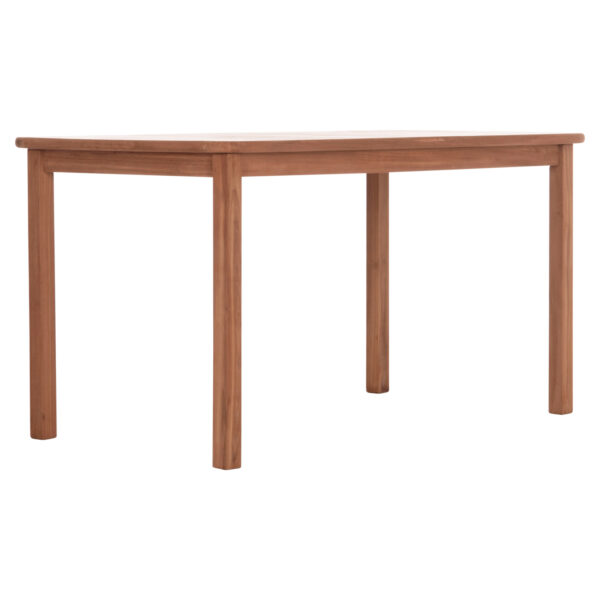 ΤΡΑΠΕΖΙ ΟΡΘΟΓΩΝΙΟ PRESSCOT HM18123 ΞΥΛΟ TEAK--ΦΥΣΙΚΟ 140x80x76Υεκ. (x1) - Image 4