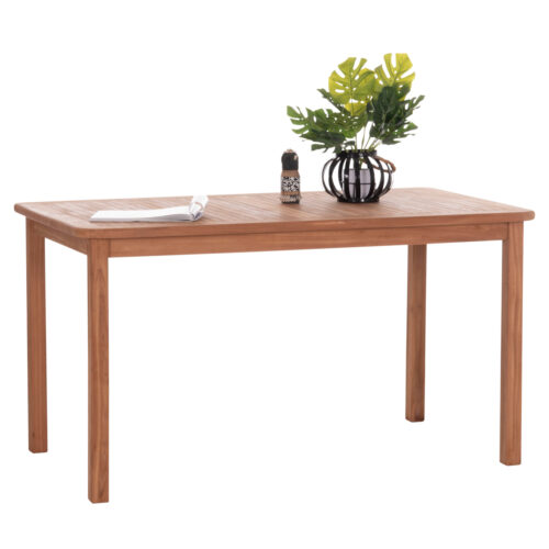 ΤΡΑΠΕΖΙ ΟΡΘΟΓΩΝΙΟ PRESSCOT HM18123 ΞΥΛΟ TEAK--ΦΥΣΙΚΟ 140x80x76Υεκ. (x1)