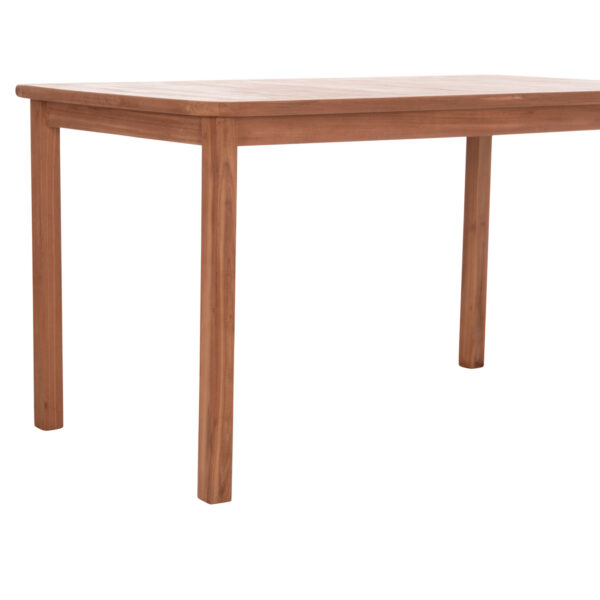 ΤΡΑΠΕΖΙ ΟΡΘΟΓΩΝΙΟ PRESSCOT HM18123 ΞΥΛΟ TEAK--ΦΥΣΙΚΟ 140x80x76Υεκ. (x1) - Image 7
