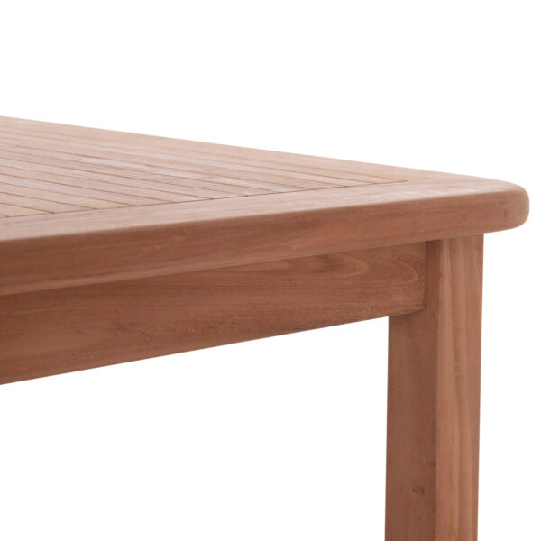 ΤΡΑΠΕΖΙ ΟΡΘΟΓΩΝΙΟ PRESSCOT HM18123 ΞΥΛΟ TEAK--ΦΥΣΙΚΟ 140x80x76Υεκ. (x1) - Image 9