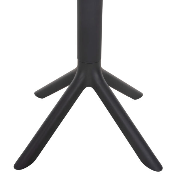 ΤΡΑΠΕΖΙ ΠΟΛΥΠΡΟΠΥΛΕΝΙΟΥ ΣΤΡΟΓΓΥΛΟ TERRIN HM6124.20 ΓΚΡΙ Φ61x77Υεκ. (x1) - Image 5