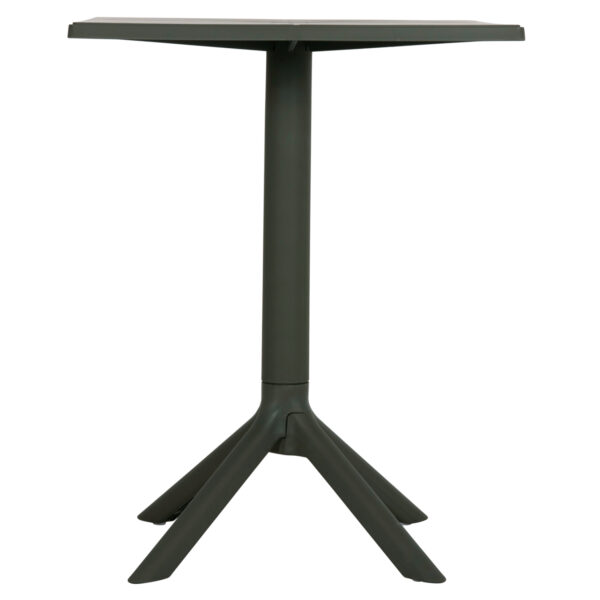 ΤΡΑΠΕΖΙ ΠΟΛΥΠΡΟΠΥΛΕΝΙΟΥ ΤΕΤΡΑΓΩΝΟ TERRIN HM6125.15 DARK OLIVE 60x60x75Υεκ. (x1) - Image 5