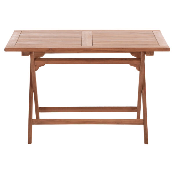 ΤΡΑΠΕΖΙ ΠΤΥΣΣΟΜΕΝΟ ΟΡΘΟΓΩΝΙΟ ERIS HM18117 ΞΥΛΟ TEAK--ΦΥΣΙΚΟ 120x70x76Υεκ. (x1) - Image 3
