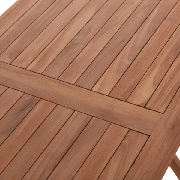 ΤΡΑΠΕΖΙ ΠΤΥΣΣΟΜΕΝΟ ΟΡΘΟΓΩΝΙΟ ERIS HM18117 ΞΥΛΟ TEAK--ΦΥΣΙΚΟ 120x70x76Υεκ. (x1) - Image 6