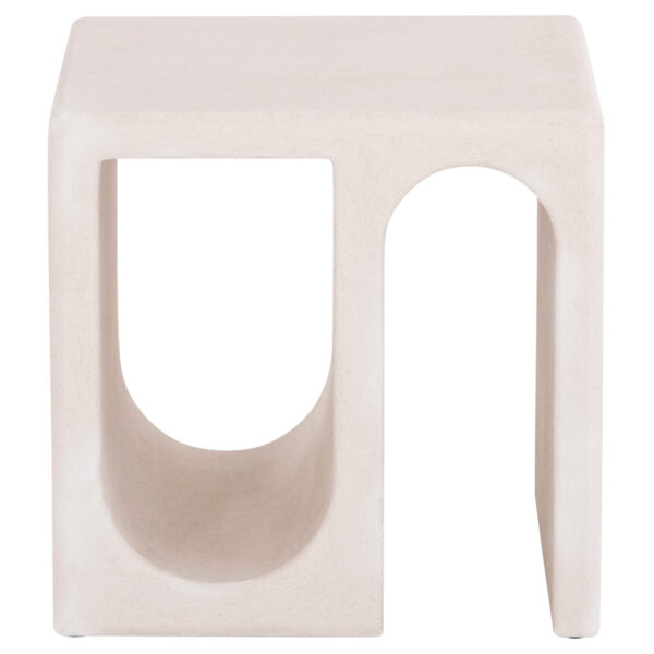 ΤΡΑΠΕΖΙ ΣΑΛΟΝΙΟΥ ΣΕΙΡΑ SANTORINI HM18070 MDF ΣΕ ΥΠΟΛΕΥΚΟ ΧΡΩΜΑ 48x38x48,5Υεκ. (x1) - Image 3