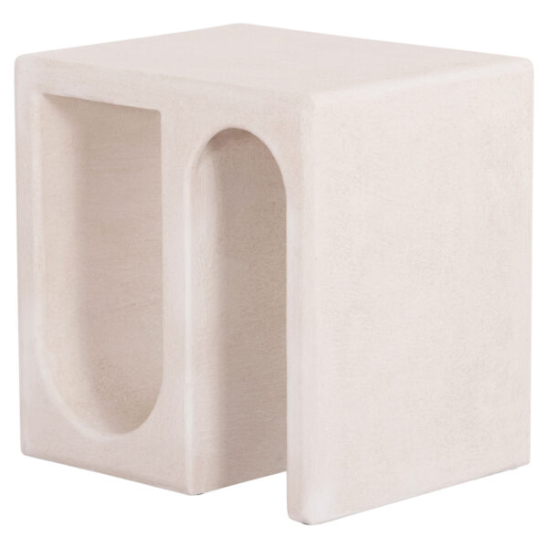 ΤΡΑΠΕΖΙ ΣΑΛΟΝΙΟΥ ΣΕΙΡΑ SANTORINI HM18070 MDF ΣΕ ΥΠΟΛΕΥΚΟ ΧΡΩΜΑ 48x38x48,5Υεκ. (x1) - Image 5