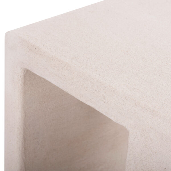 ΤΡΑΠΕΖΙ ΣΑΛΟΝΙΟΥ ΣΕΙΡΑ SANTORINI HM18070 MDF ΣΕ ΥΠΟΛΕΥΚΟ ΧΡΩΜΑ 48x38x48,5Υεκ. (x1) - Image 6