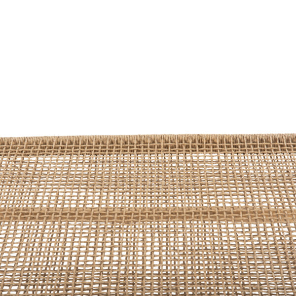 ΤΡΑΠΕΖΙ ΣΑΛΟΝΙΟΥ LONDER HM5985 ΞΥΛΟ ΤΕΑΚ- ΣΥΝΘΕΤΙΚΟ RATTAN-ΦΥΣΙΚΟ 119x79,5x41Yεκ. (x1) - Image 5