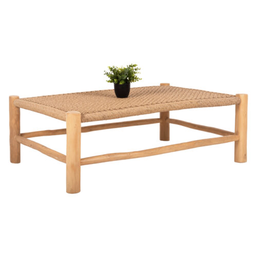 ΤΡΑΠΕΖΙ ΣΑΛΟΝΙΟΥ LONDER HM5985 ΞΥΛΟ ΤΕΑΚ- ΣΥΝΘΕΤΙΚΟ RATTAN-ΦΥΣΙΚΟ 119x79,5x41Yεκ. (x1)