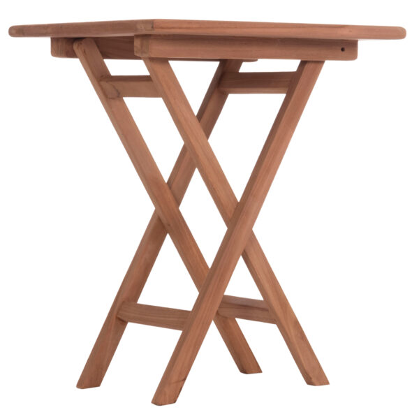 ΤΡΑΠΕΖΙ ΣΚΗΝΟΘΕΤΗ ΤΕΤΡΑΓΩΝΟ ERIS HM18118 ΞΥΛΟ TEAK--ΦΥΣΙΚΟ 60x60x75Υεκ. (x1) - Image 4