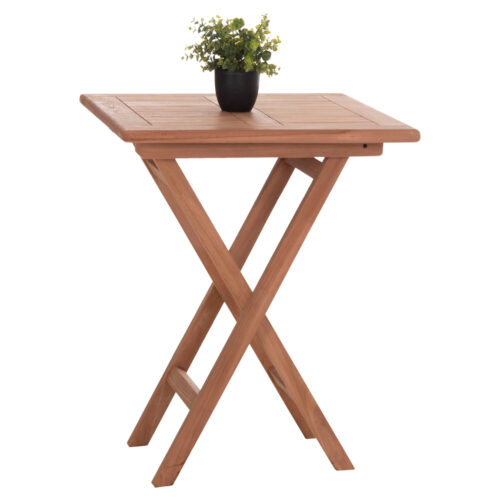 ΤΡΑΠΕΖΙ ΣΚΗΝΟΘΕΤΗ ΤΕΤΡΑΓΩΝΟ ERIS HM18118 ΞΥΛΟ TEAK--ΦΥΣΙΚΟ 60x60x75Υεκ. (x1)