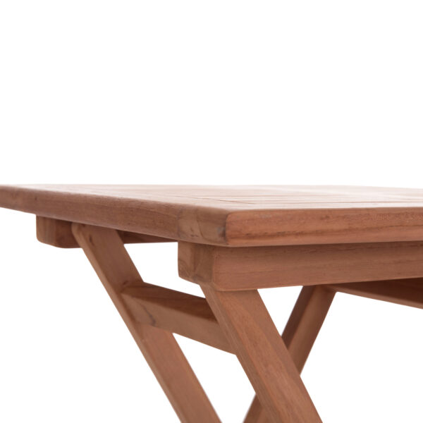 ΤΡΑΠΕΖΙ ΣΚΗΝΟΘΕΤΗ ΤΕΤΡΑΓΩΝΟ ERIS HM18118 ΞΥΛΟ TEAK--ΦΥΣΙΚΟ 60x60x75Υεκ. (x1) - Image 9