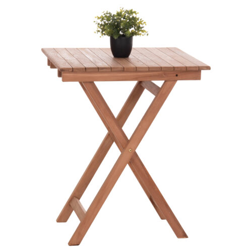 ΤΡΑΠΕΖΙ ΣΚΗΝΟΘΕΤΗ ΤΕΤΡΑΓΩΝΟ HEIDEL HM18121 ΞΥΛΟ TEAK--ΦΥΣΙΚΟ 60x60x75Υεκ. (x1)