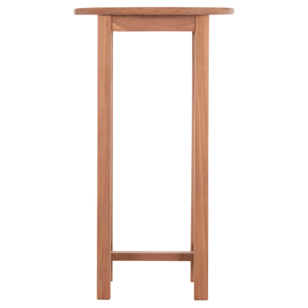 ΤΡΑΠΕΖΙ/ΣΤΑΝΤ ΜΠΑΡ ΣΤΡΟΓΓΥΛΟ PRESSCOT HM18114 ΞΥΛΟ TEAK--ΦΥΣΙΚΟ Φ60x105Υεκ. (x1) - Image 3