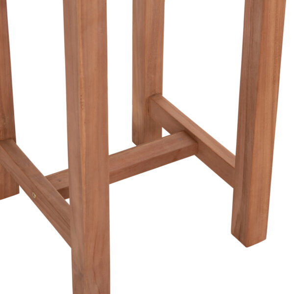 ΤΡΑΠΕΖΙ/ΣΤΑΝΤ ΜΠΑΡ ΣΤΡΟΓΓΥΛΟ PRESSCOT HM18114 ΞΥΛΟ TEAK--ΦΥΣΙΚΟ Φ60x105Υεκ. (x1) - Image 7