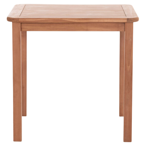 ΤΡΑΠΕΖΙ ΤΕΤΡΑΓΩΝΟ PRESSCOT HM18122 ΞΥΛΟ TEAK--ΦΥΣΙΚΟ 80x80x76Υεκ. (x1) - Image 3