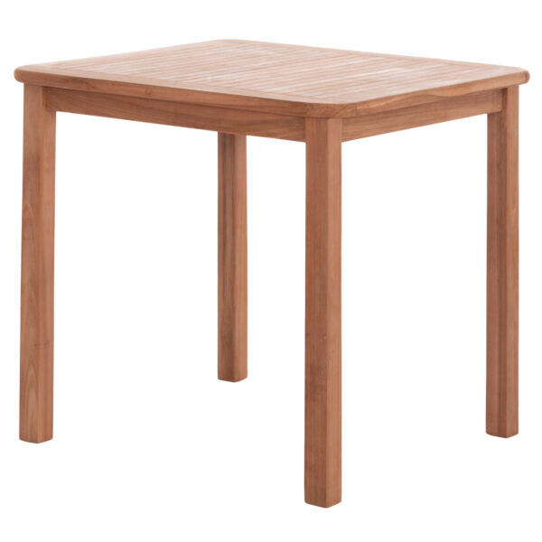 ΤΡΑΠΕΖΙ ΤΕΤΡΑΓΩΝΟ PRESSCOT HM18122 ΞΥΛΟ TEAK--ΦΥΣΙΚΟ 80x80x76Υεκ. (x1) - Image 4