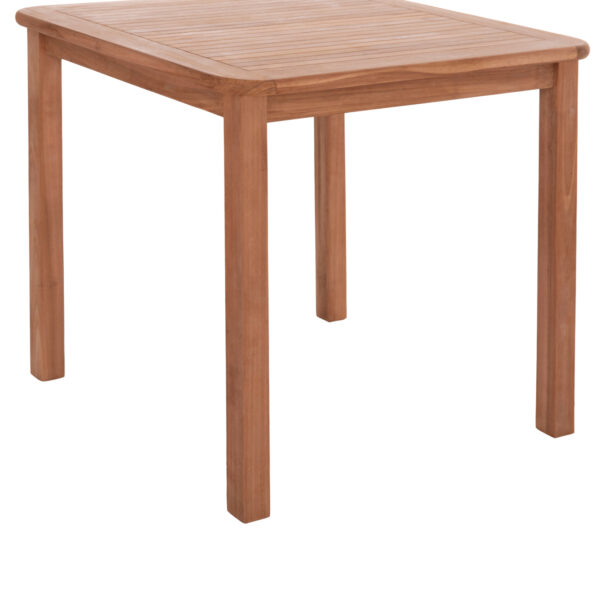 ΤΡΑΠΕΖΙ ΤΕΤΡΑΓΩΝΟ PRESSCOT HM18122 ΞΥΛΟ TEAK--ΦΥΣΙΚΟ 80x80x76Υεκ. (x1) - Image 5