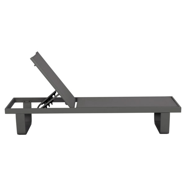 ΞΑΠΛΩΣΤΡΑ ΑΛΟΥΜΙΝΙΟΥ ΜΕ ΥΦΑΣΜΑ TESLIN RICKON HM6292.01 ΣΕ ΓΚΡΙ 198x61,5x97Υεκ. (x1) - Image 3