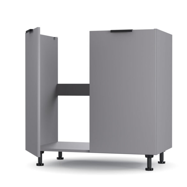 Craft Ντουλάπι Νεροχύτη Γραφίτη 80x48x82cm - Image 2