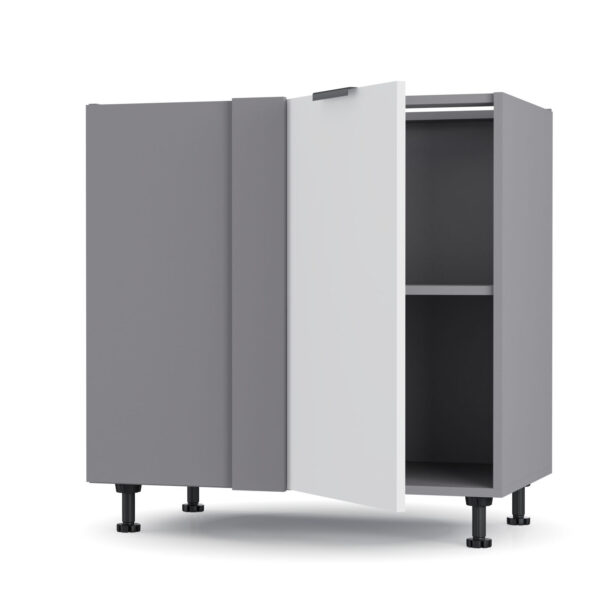 Craft Κάτω Γωνιακό Ντουλάπι Λευκό 80x48x82cm - Image 2