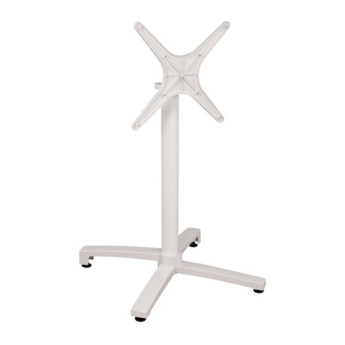 ΒΑΣΗ ΑΛΟΥΜΙΝΙΟΥ HM459.02 ΛΕΥΚΟ ΜΑΤ 69Χ69Χ73Υεκ. ΜΕ ΕΠΙΦΑΝΕΙΑ 48Χ48εκ. (x1)