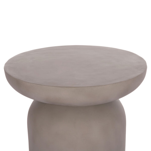 ΒΟΗΘΗΤΙΚΟ ΤΡΑΠΕΖΙ ANNA HM18160.03 FIBER CEMENT ΣΕ ΓΚΡΙ--Φ60x76Υεκ. (x1) - Image 4