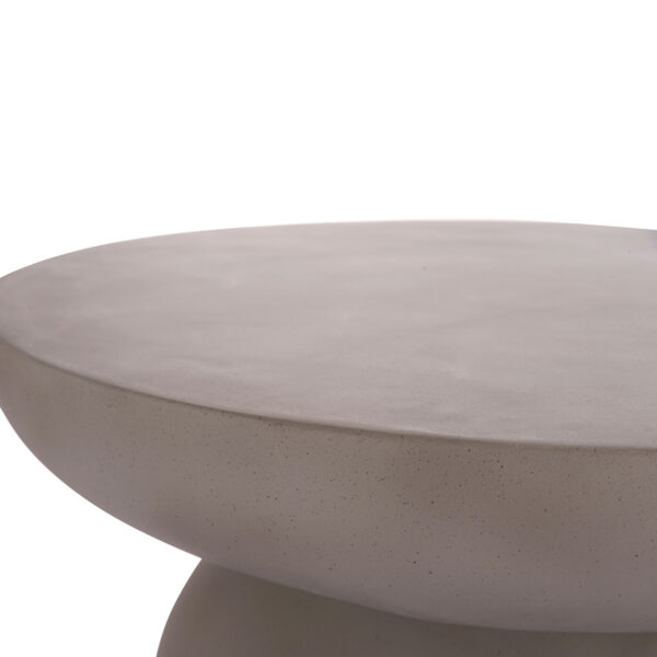 ΒΟΗΘΗΤΙΚΟ ΤΡΑΠΕΖΙ ANNA HM18160.03 FIBER CEMENT ΣΕ ΓΚΡΙ--Φ60x76Υεκ. (x1) - Image 8
