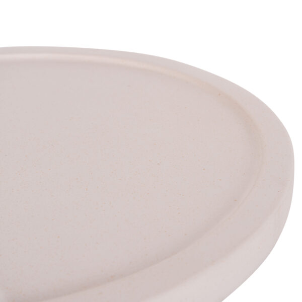 ΒΟΗΘΗΤΙΚΟ ΤΡΑΠΕΖΙ TRED(T) HM18169.02 FIBER CEMENT ΛΕΥΚΟ-ΦΥΣΙΚΟ RATTAN--Φ40x61Υεκ. (x1) - Image 8