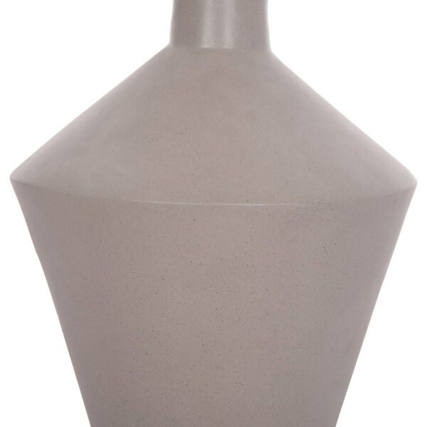 ΔΙΑΚΟΣΜΗΤΙΚΟ ΒΑΖΟ ΔΑΠΕΔΟΥ NEBULA HM4661.03 FIBER CEMENT ΓΚΡΙ--ΞΥΛΟ ΤΕΑΚ Φ60x115Υεκ. (x1) - Image 6