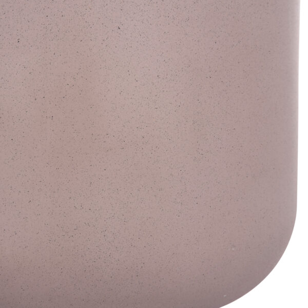 ΔΙΑΚΟΣΜΗΤΙΚΟ ΒΑΖΟ ΔΑΠΕΔΟΥ LINTER HM4662.05L FIBER CEMENT ΓΚΡΙ ΜΑΤ--ΞΥΛΟ ΤΕΑΚ Φ41x47Υεκ (x1) - Image 8