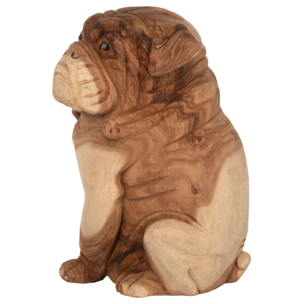ΔΙΑΚΟΣΜΗΤΙΚΟ ΔΑΠΕΔΟΥ DOZER BULLDOG ΞΥΛO SUAR ΣΕ ΦΥΣΙΚΟ ΧΡΩΜΑ HM7924 26x27x40Y εκ. (x1) - Image 4