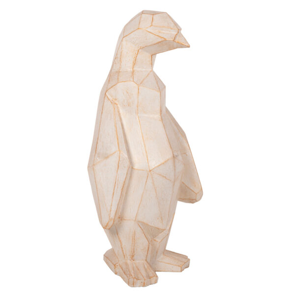 ΔΙΑΚΟΣΜΗΤΙΚΟ ΔΑΠΕΔΟΥ PENGUIN HM7916 GRC ΣΕ ΛΕΥΚΗ ΠΑΤΙΝΑ ΜΕ ΧΡΥΣΕΣ ΛΕΠΤΟΜΕΡΕΙΕΣ 45x45x100Υεκ. (x1) - Image 5