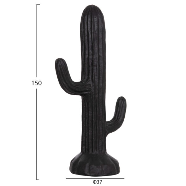 ΔΙΑΚΟΣΜΗΤΙΚΟΣ ΚΑΚΤΟΣ ΔΑΠΕΔΟΥ CACTUS HM4386.01L ΓΥΨΟΣ ΣΕ ΜΑΥΡΟ 63x37x150Υεκ. (x1) - Image 2