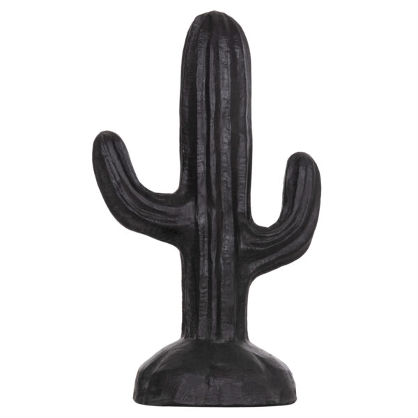 ΔΙΑΚΟΣΜΗΤΙΚΟΣ ΚΑΚΤΟΣ ΔΑΠΕΔΟΥ CACTUS HM4386.01S ΓΥΨΟΣ ΣΕ ΜΑΥΡΟ 42x30x74Υεκ. (x1) - Image 3