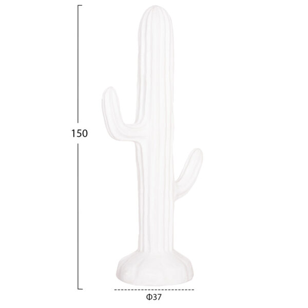 ΔΙΑΚΟΣΜΗΤΙΚΟΣ ΚΑΚΤΟΣ ΔΑΠΕΔΟΥ CACTUS HM4386.02L ΓΥΨΟΣ ΣΕ ΛΕΥΚΟ 63x37x150Υεκ. (x1) - Image 2