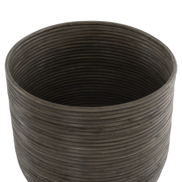 ΓΛΑΣΤΡΑ ΑΠΟ RATTAN ΚΑΙ BAMBOO HM7815 31x30x80Yεκ. ΦΥΣΙΚΟ - ΠΡΑΣΙΝΟ (x1) - Image 5