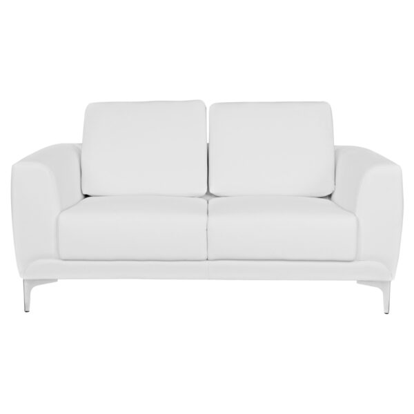 ΚΑΝΑΠΕΣ 2ΘΕΣΙΟΣ KΕΝΖΙΕ HM3121.22 ΜΕ ΛΕΥΚΟ PU 142x81x81 εκ. (x1) - Image 5