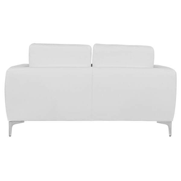 ΚΑΝΑΠΕΣ 2ΘΕΣΙΟΣ KΕΝΖΙΕ HM3121.22 ΜΕ ΛΕΥΚΟ PU 142x81x81 εκ. (x1) - Image 6