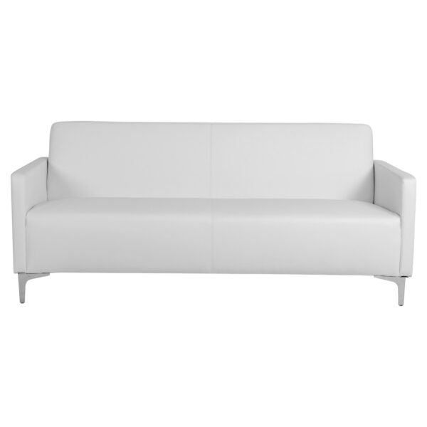 ΚΑΝΑΠΕΣ 3ΘΕΣΙΟΣ NELLIE HM3159.32 ΜΕ ΛΕΥΚΟ PU 163x71x71Υ εκ. (x1) - Image 5