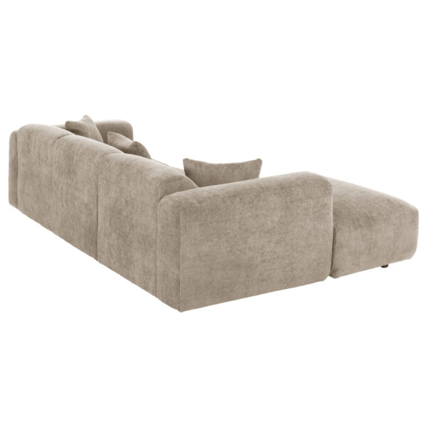 ΚΑΝΑΠΕΣ ΓΩΝΙΑ (ΑΡΙΣΤΕΡΗ) BRICKEN HM3275.01L ΜΠΕΖ ΥΦΑΣΜΑ 110-282x98-160x72Υεκ. (x1) - Image 5