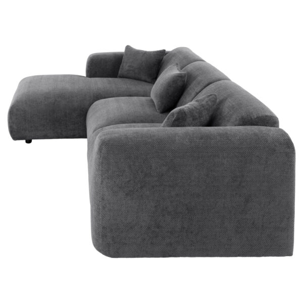 ΚΑΝΑΠΕΣ ΓΩΝΙΑ (ΑΡΙΣΤΕΡΗ) BRICKEN HM3275.04L ΑΝΘΡΑΚΙ ΥΦΑΣΜΑ 110-282x98-160x72Υεκ. (x1) - Image 4